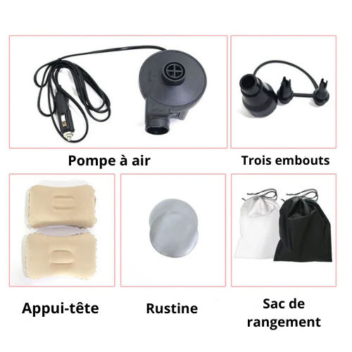 Matelas Gonflable pour Voiture - Confort Ultime