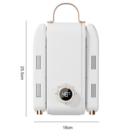 Sèche-Chaussures avec Stérilisation Ultraviolet – Éliminateur d'Odeurs et Chauffage Rapide pour Vos Chaussures et Accessoires